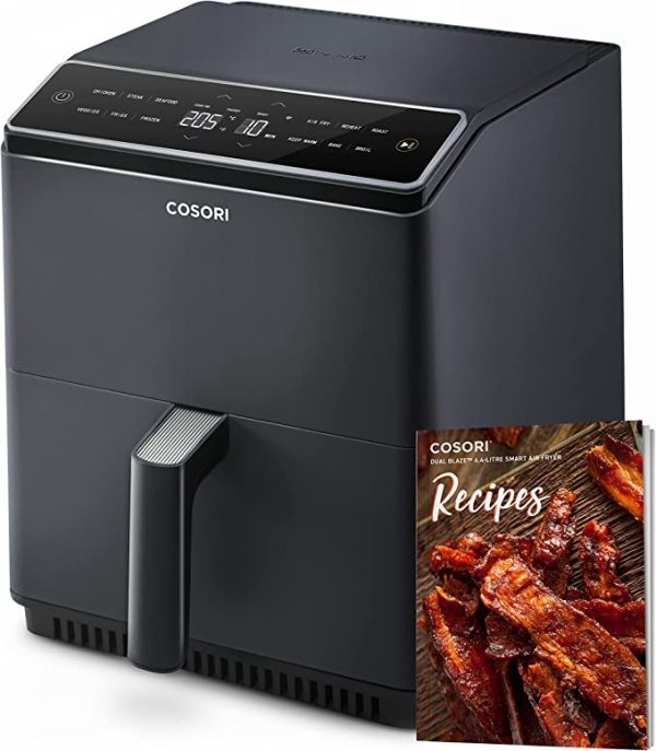 Save £27 off on COSORI Smart Air Fryer Oven Dual Blaze 6.4L, Double