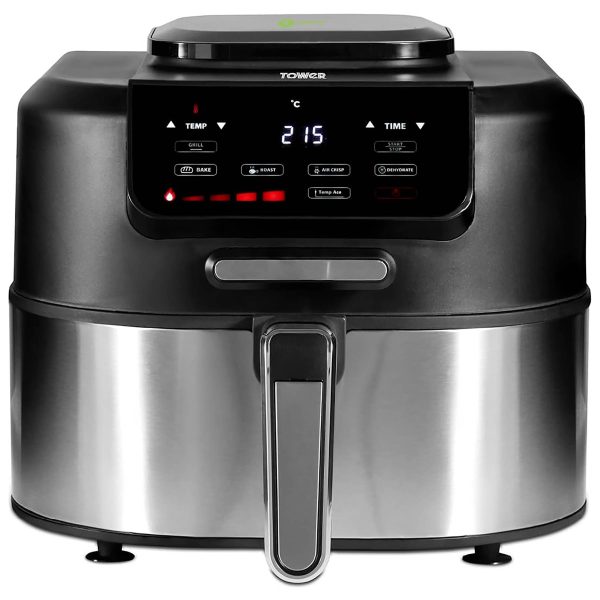 Tower T17131 Vortx 5 in 1 Smokeless Grill Air Fryer 5 6L Air Fryers